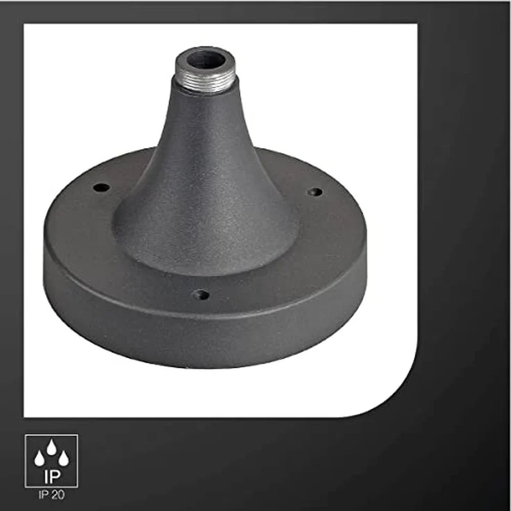 SLV Standfuss für NEW MYRA 1 & 2 Leuchtenköpfe, anthrazit - Outdoor Leuchten Zubehör – Bild 2