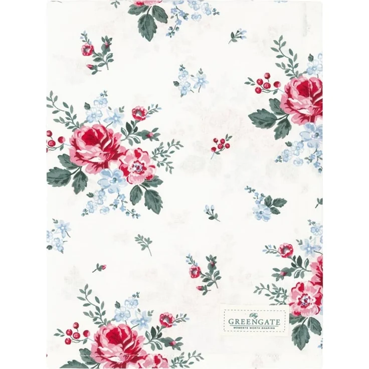 Greengate Geschirrtuch 50x70 cm Erica white 100% Baumwolle