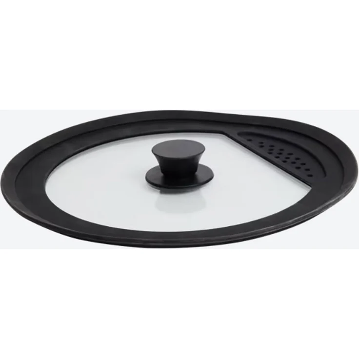 Spectrum Spritzschutzdeckel mit Öffnung Pfannen-Spritzschutz 30 cm Pfannendeckel – Bild 2