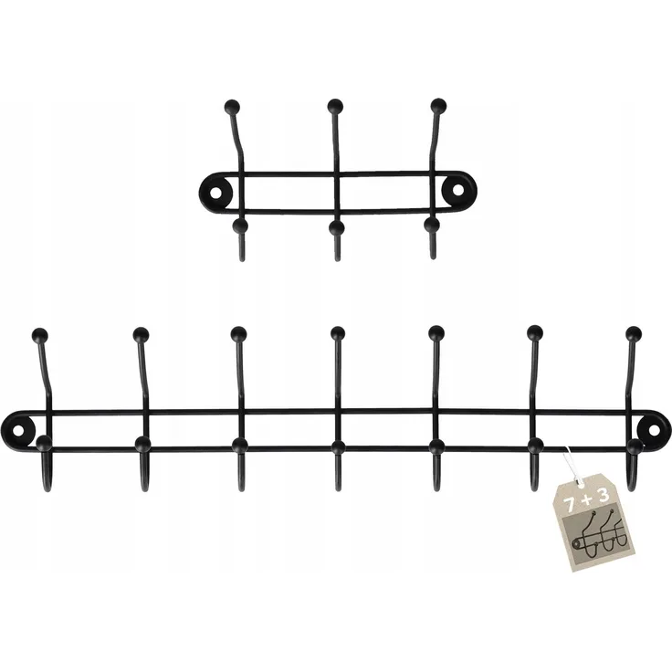 KADAX Wandhalter für Kleiderhalter 3+7 Haken