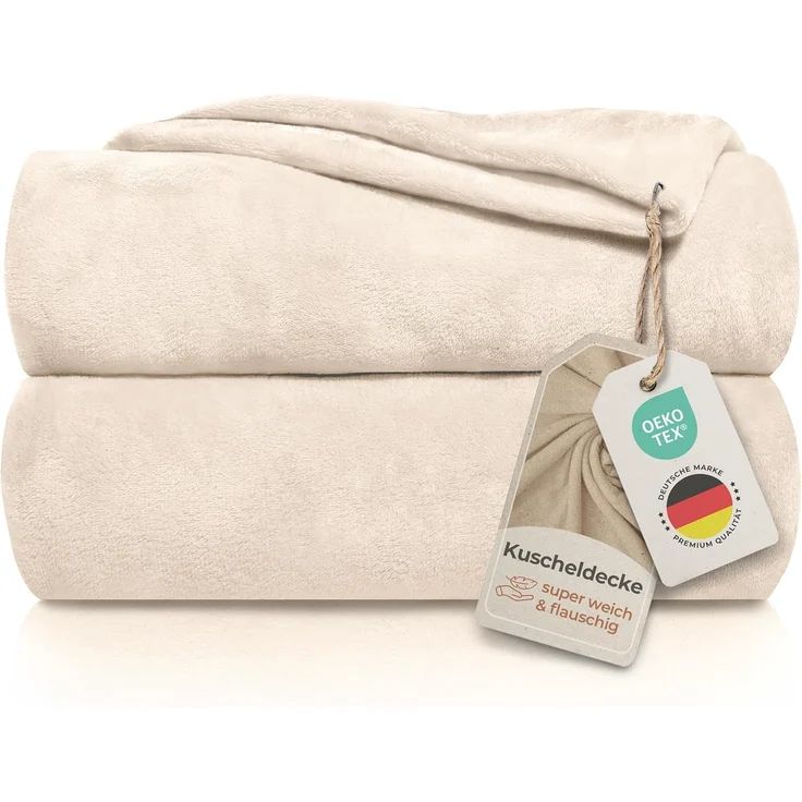Wohndecke Kuscheldecke super weich & flauschig – warme Fleecedecke, Gräfenstayn, warme Wolldecke, Sofadecke & Tagesdecke - Überwurf Sofa, Couch – Bild 1