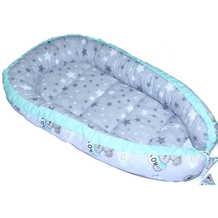 Primawela Bettnestchen Baby Nestchen Kokon Kuschelnest Baumwolle