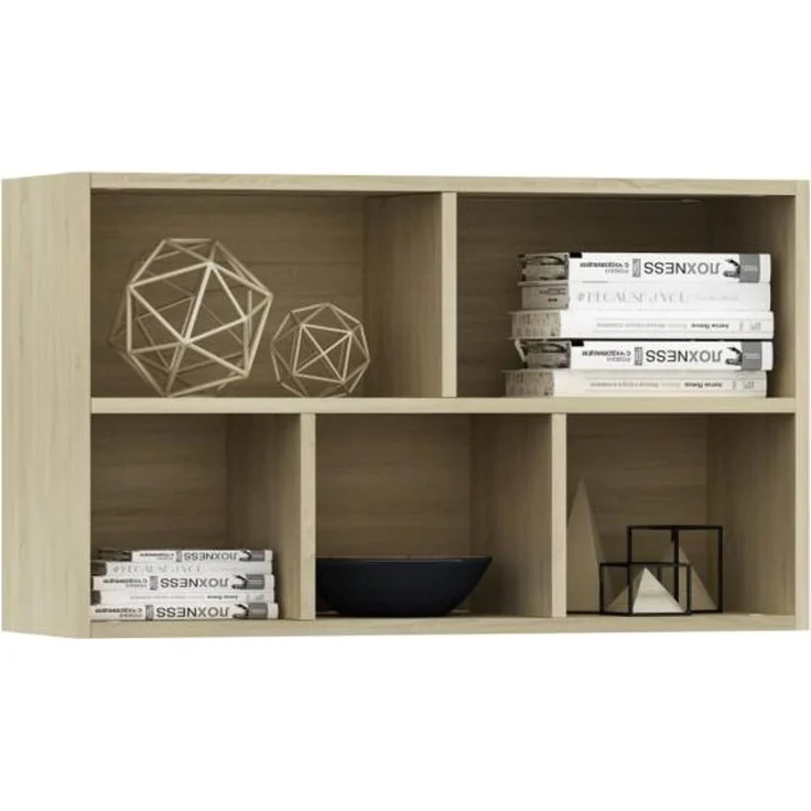 vidaXL Bücherregal/Sideboard Sonoma Eiche 50x25x80 cm Holzwerkstoff 800165 – Bild 5