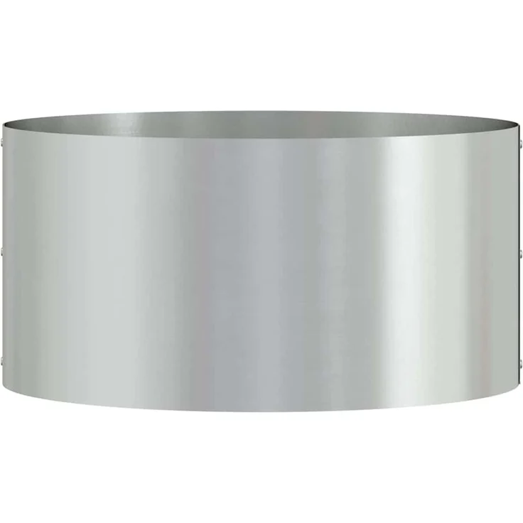vidaXL Pflanzenring Silber 40 x 40 x 20 cm Verzinkter Stahl 873616 – Bild 5