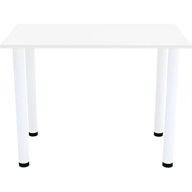 AKKE Esstisch, Esszimmertisch mit weißen Beinen Küchentisch Bürotisch 2mm PVC – Bild 4