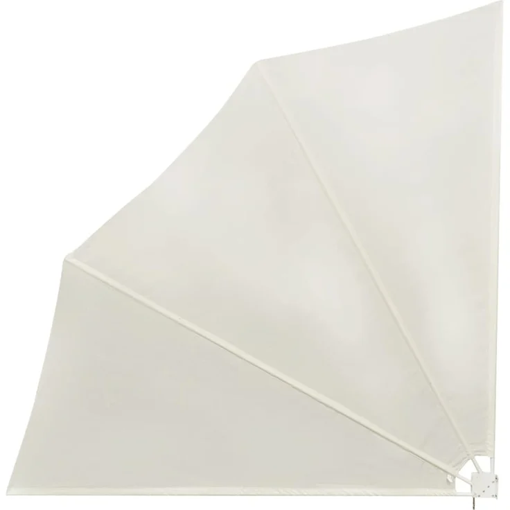 vidaXL Faltbarer Balkonfächer Creme 140×140 cm 41578 – Bild 3