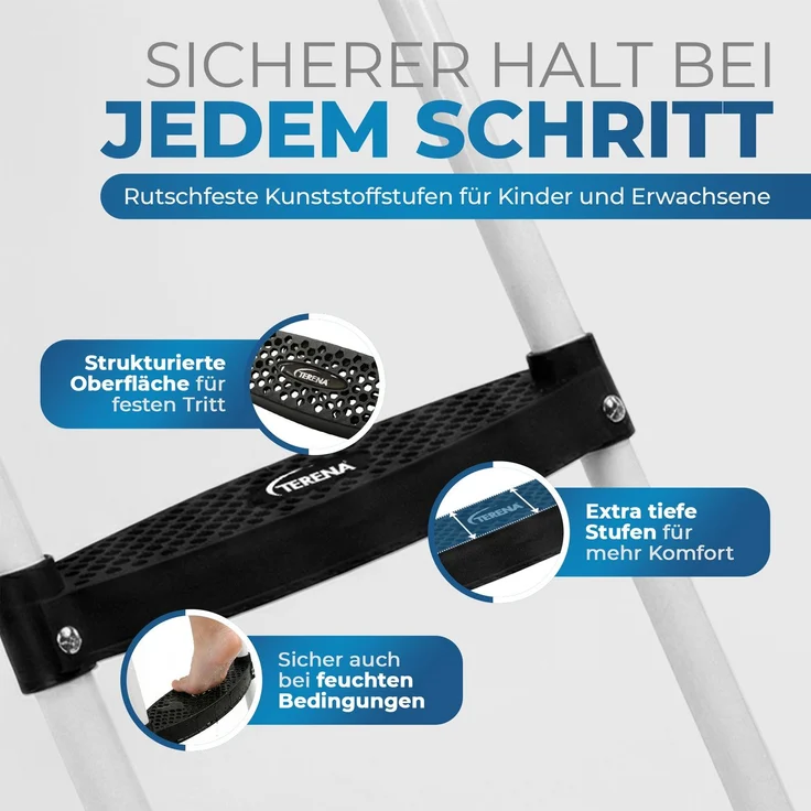 Terena Trampolinleiter mit 97 cm Höhe – Bild 6