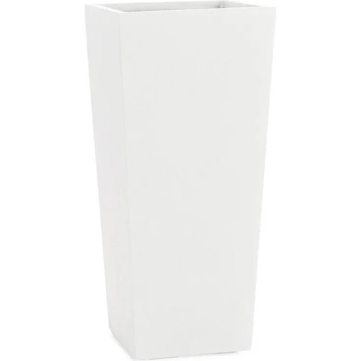 Pflanzwerk® Pflanzkübel CONIC Premium Blumenkübel Pflanzsäule Fiberglas mit Lotus-Effekt, Fiberglas - Handgefertigt - Rechteckig - Frostbeständig