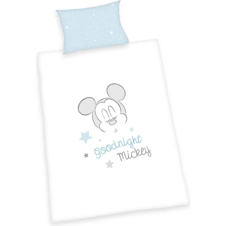 HERDING Bettwäsche Mickey Mouse 100x135 cm