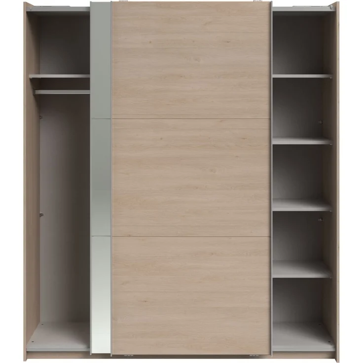 Kleiderschrank Swing in Eiche mit Spiegel 178 cm – Bild 6