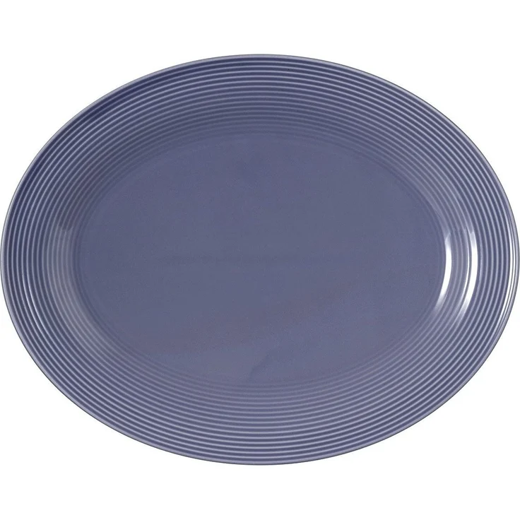 Seltmann Weiden Beat Color Glaze Servierplatte oval 35 x 28 cm - Fliederblau – Bild 3