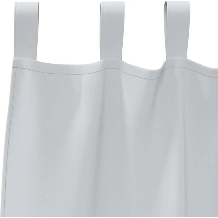 Verdunkelungs-Vorhänge | für Wohnzimmer & Schlafzimmer mit Ringen 2 pcs Helles Grau – Bild 5