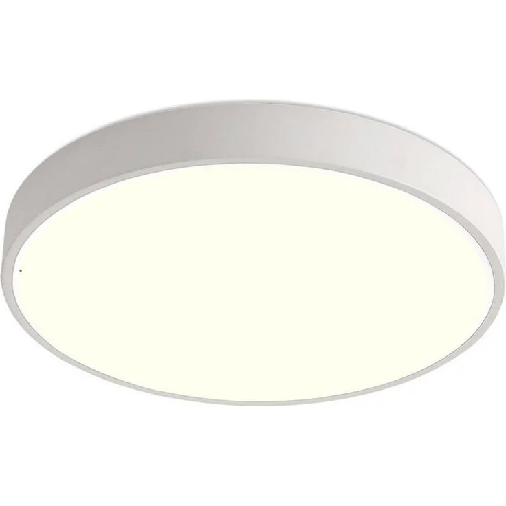 Natsen Deckenleuchte Runde LED Deckenlampe, 36W, Warmweiß 3000K, Schlafzimmer Lampe Küchenlampe 40x40x4 cm, Weiß – Bild 1