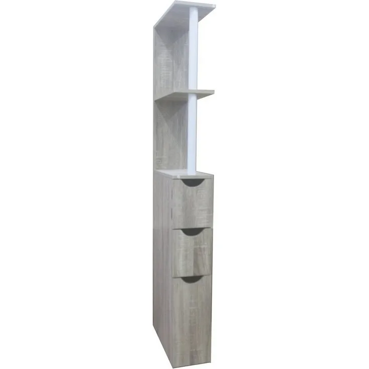 HTI-Living Raumteilerregal Raumteilerregal 136 cm Thekla Sonoma, Stück 1-tlg, Beistellschrank Nischenregal