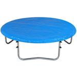 Monzana Trampolin Abdeckung reißfest UV-beständig Wetterschutzplane Trampolinschutz Abdeckplane Regenabdeckung 183cm - blau