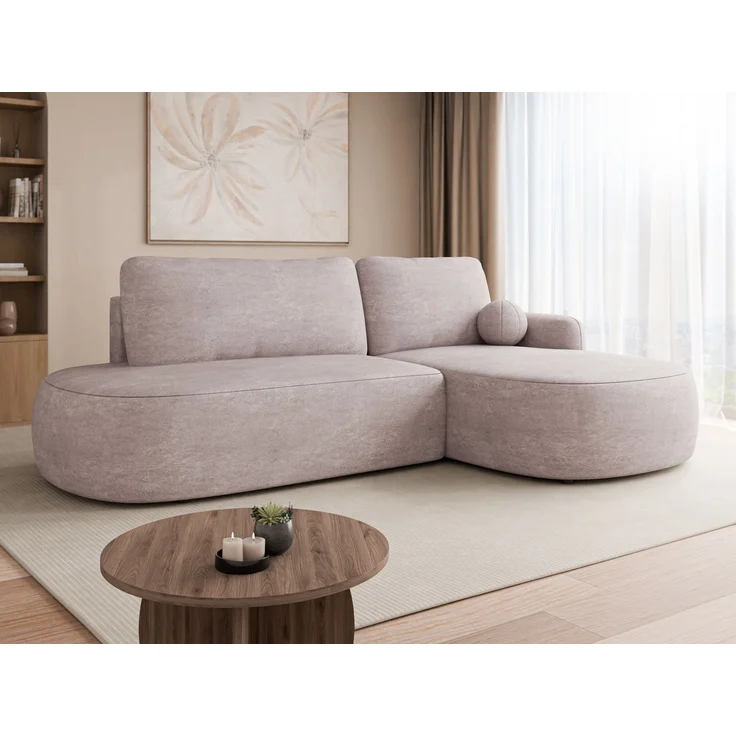 Mirjan24 Ecksofa Loridu O (Farbe: Zoya 03, Seite: Rechts), 90 x 174 x 274 cm – Bild 3