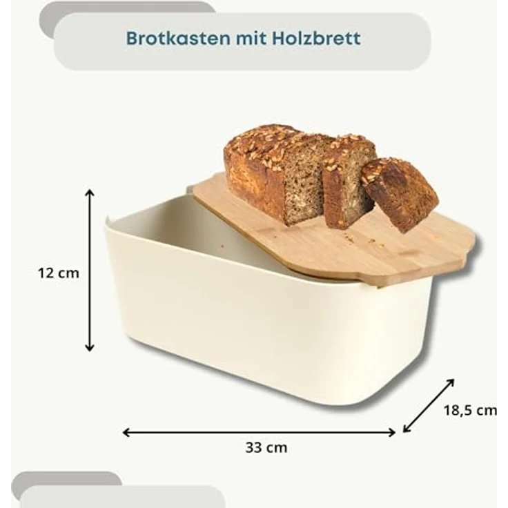 Vilde Vilde Brotkasten mit Bambusbrett 259303 – Bild 4