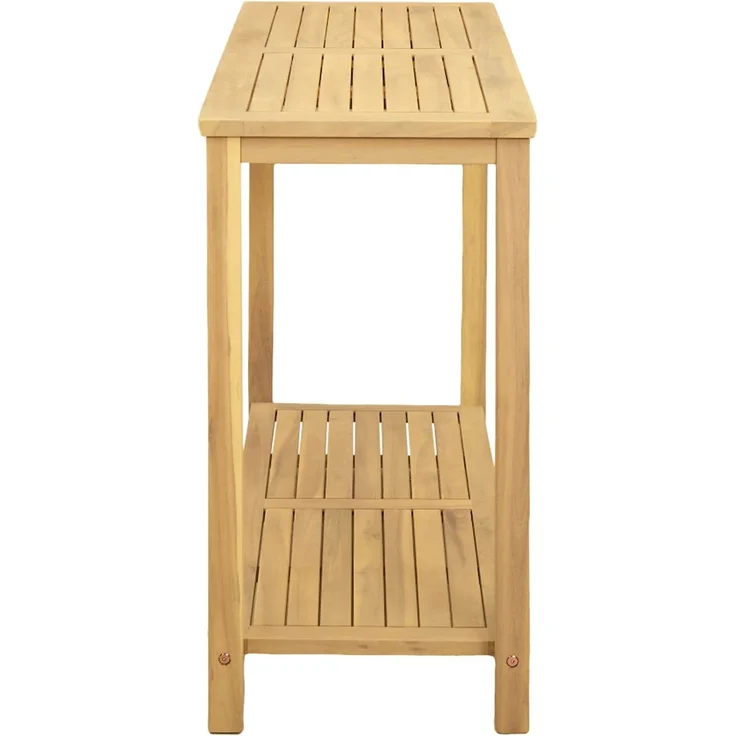 vidaXL Gartenkonsole Tisch Helles Akazienholz 110 x 40 x 75 cm 42026790 – Bild 3