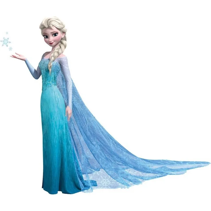 RoomMates Wandsticker DISNEY Frozen Elsa glitzernd