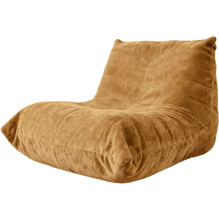 Sitzsack „Fliegende Raupe“, ultraweiches Faulenzsofa, Stilvolles Lounge-Sofa für gemütliche Stunden zu Hause, ideal für Schlafzimmer und Wohnzimmer, Stoff: Snow Neil, Farbe: Gelb, Maße: 90 x 100 x 80 cm, Marke: YOUDENOVA – Bild 10