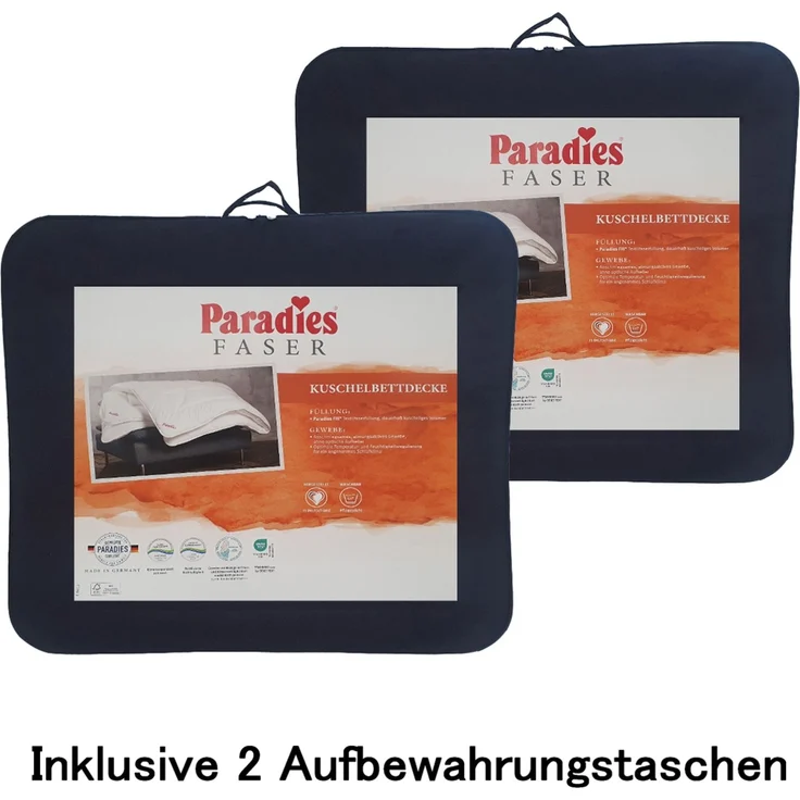 2 Stk Paradies Fill Halia Ganzjahresbett warme Bettdecke Decke 135x200 – Bild 6