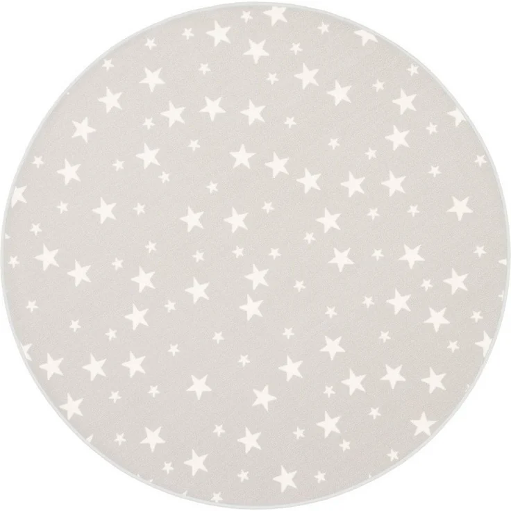 Snapstyle Kinderteppich Kinder Spiel Teppich Sterne Rund, Rund, Höhe: 5 mm – Bild 1