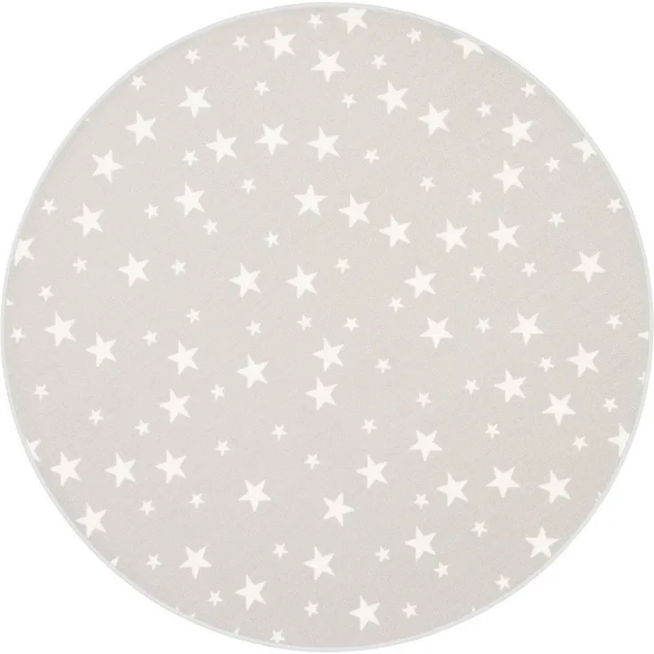 Snapstyle Kinderteppich Kinder Spiel Teppich Sterne Rund, Rund, Höhe: 5 mm