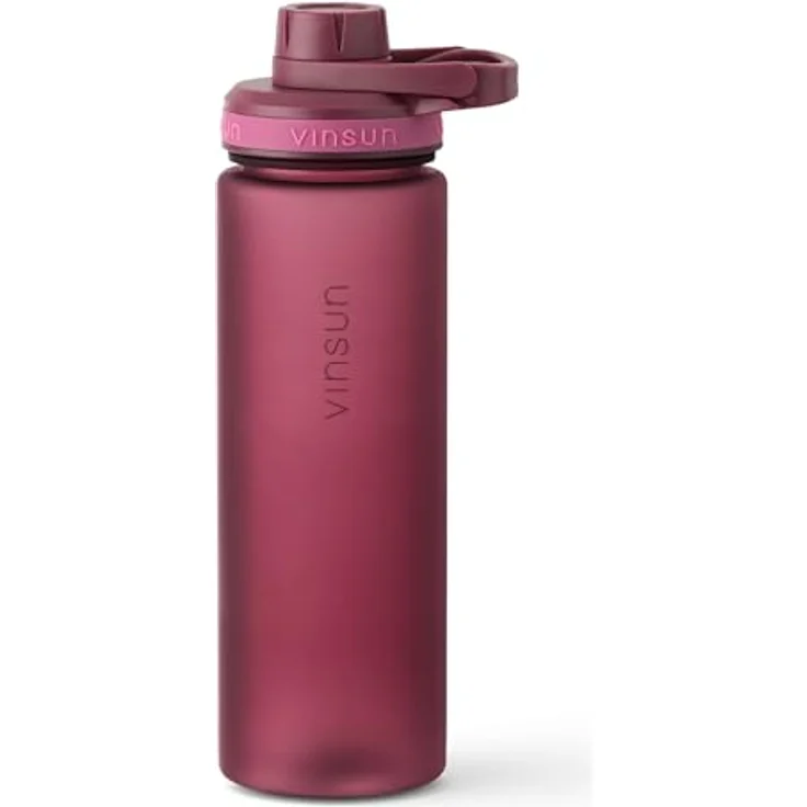 Vinsun Trinkflasche Sportflasche 750ml - Wasserflasche BPA frei & Kohlensäure geeignet, Auslaufsicher, bruchsicher, wiederverwendbar, leicht, Tritan Flasche – Bild 9