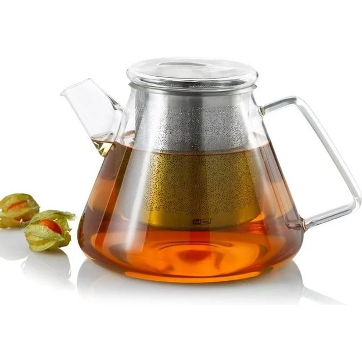AdHoc Teekanne Orient+, 1,5 l, Borosilikatglas mit Edelstahlfilter, hitzebeständig & aromaschonend – Bild 4