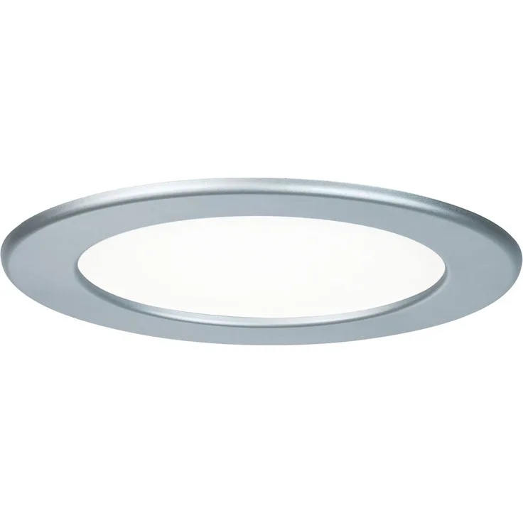 Paulmann No. 92071 Einbaupanel LED rund 12W 4000K Chrom matt IP44 spritzwassergeschützt