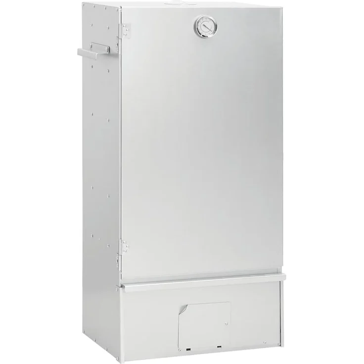 vidaXL Räucherofen mit Kaltrauchgenerator, Verzinkter Stahl, 44,5 x 29 x 83 cm, 15.12 kg, ohne Glasfenster – Bild 3