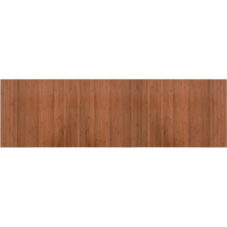 vidaXL Teppich Rechteckig Braun 60x200 cm Bambus 376716 – Bild 2