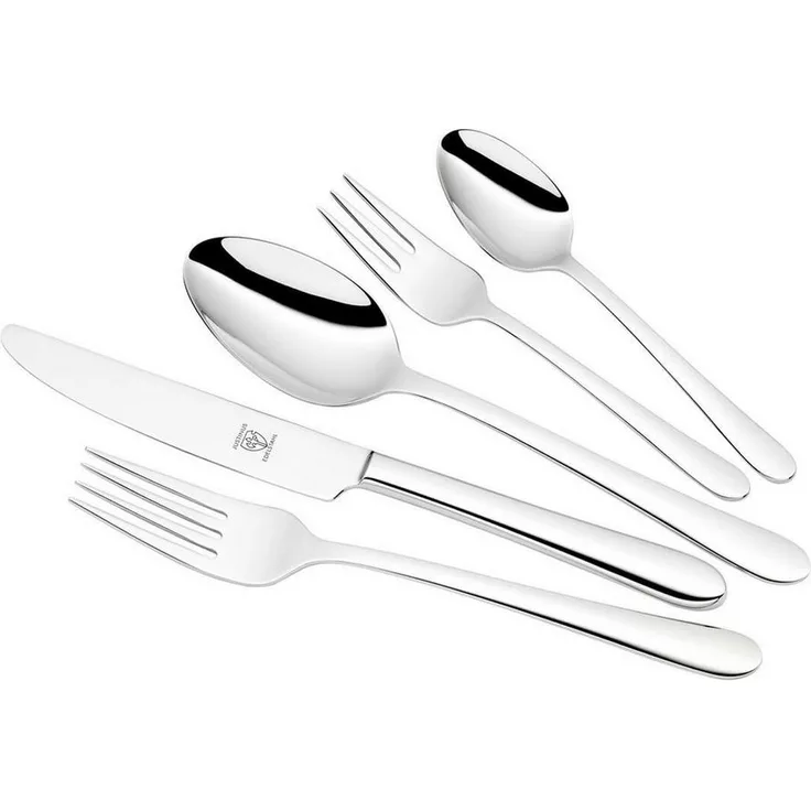 Justinus Besteckset Imola, 30-teiliges Edelstahlset mit rostfreien Vollheftmessern, 25x5x43 cm