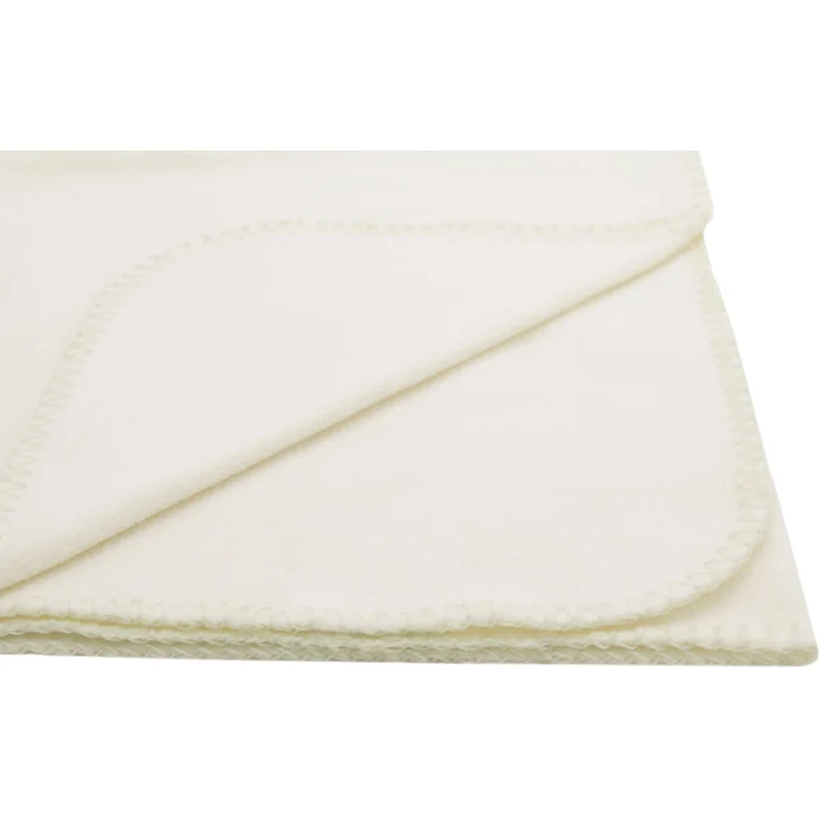 ZOLLNER Kuscheldecke, 130x170 cm, creme – Bild 2