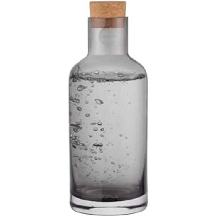 blomus Wasserkaraffe -HYDRA- Karaffe aus Glas, mit Korkdeckel, Wasserkrug, (1x Karaffe inkl. Korkdeckel), mundgeblasenes Glas, verschiedene Größen, raffinierte Eleganz