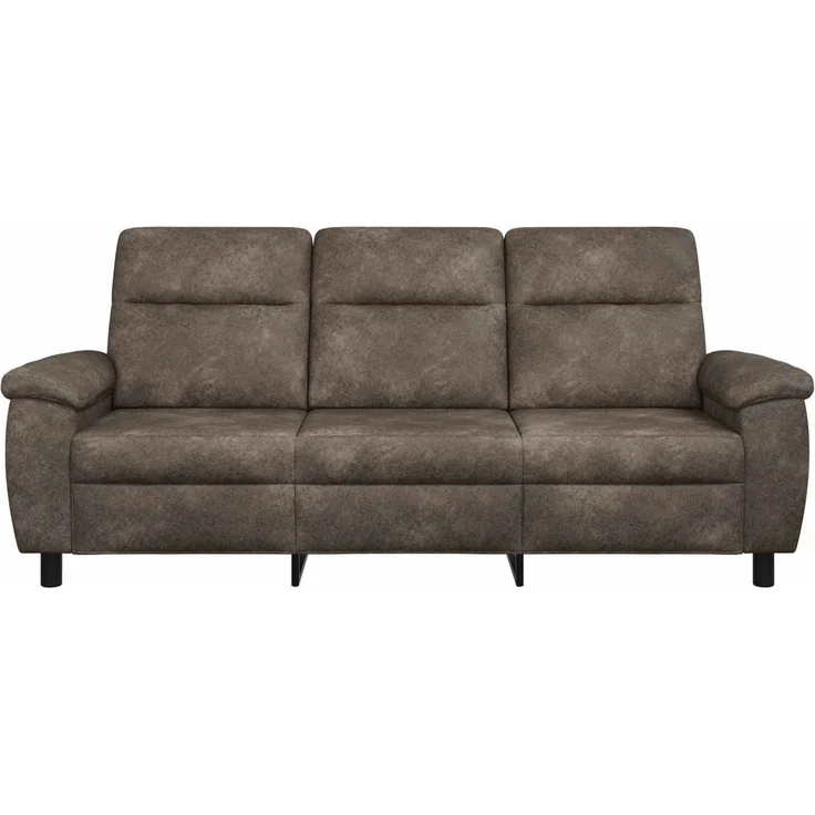 vidaXL Sofa Dunkelgrau 214 x 90 x 95 cm Kunstwildleder 42040985 – Bild 3