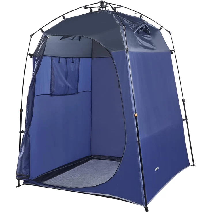 Pop-Up Duschzelt Ayas 150x150x200 cm Blau/Grau [pro. tec] – Bild 5