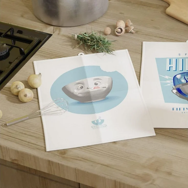 Fiftyeight Products Geschirrhandtuch Lecker 100% Bio-Baumwolle – Bild 3