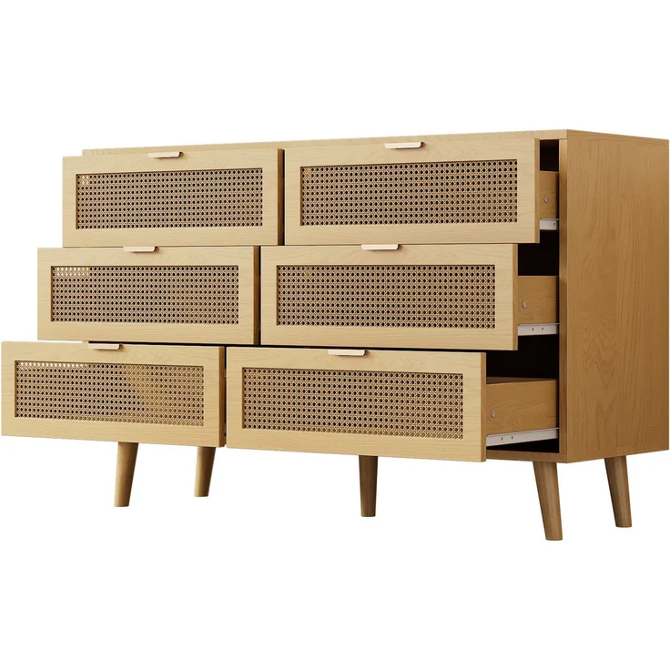 Kommode mit Schubladen, 120/40/76,5 cm, Schubladenkommode, Schubkastenkommode, Mehrzweckschrank – Bild 7