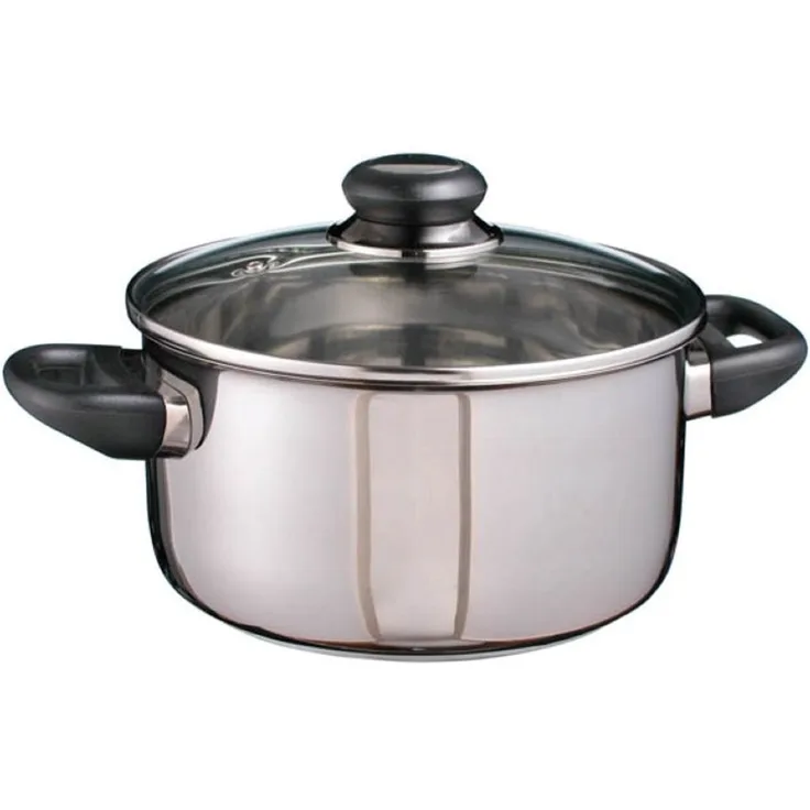 Edelstahl Fleischtopf "Sylt" Kochtopf Induktionsgeeignet 3 Liter