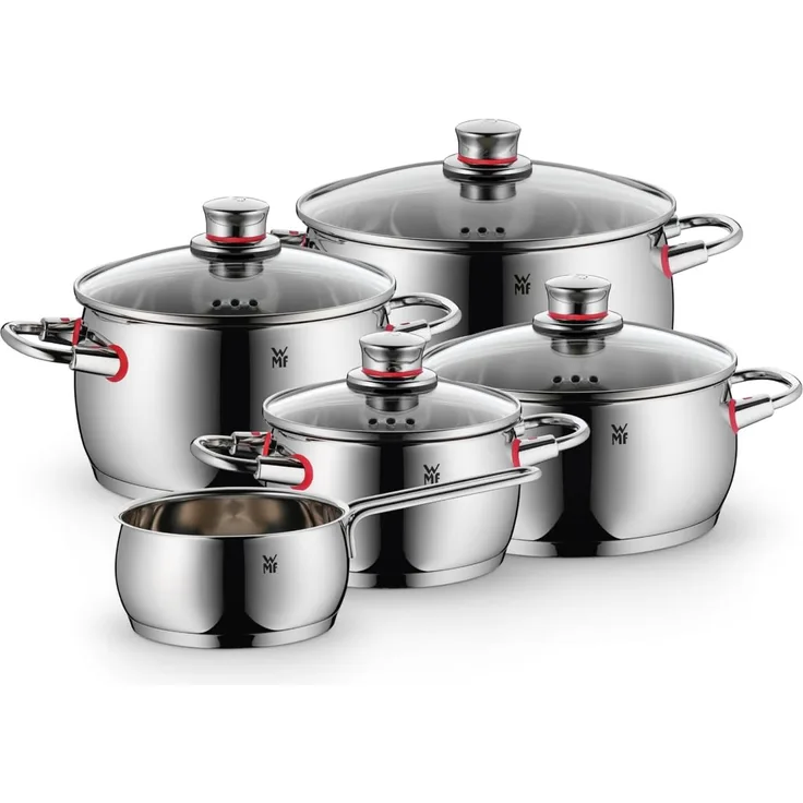WMF Cooking Pot Quality One Set 5pcs (07 7455 6380) WMF7455 WMF 7455