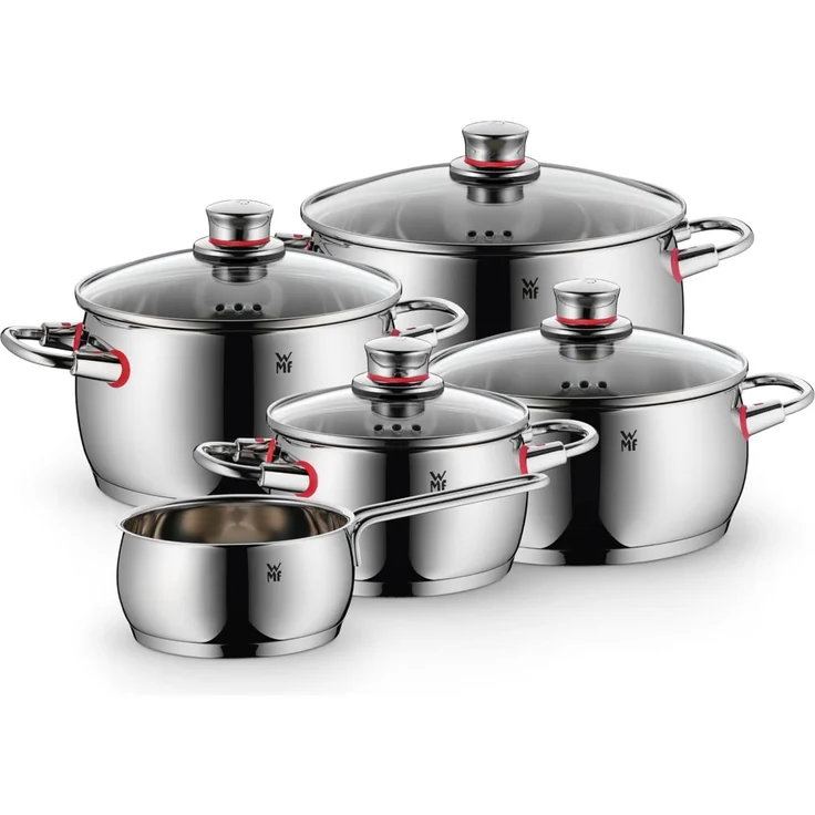 WMF Cooking Pot Quality One Set 5pcs (07 7455 6380) WMF7455 WMF 7455