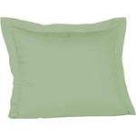 Fleuresse Mako-Satin-Kissenbezug uni colours Farbe jadegrün 1525