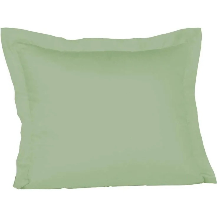 Fleuresse Mako-Satin-Kissenbezug uni colours Farbe jadegrün 1525
