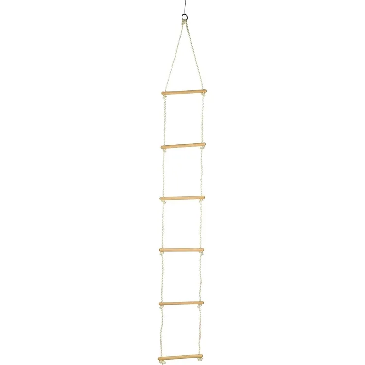 Strickleiter, zum Klettern und Turnen, Länge ca. 200 cm, aus Holz, von Legler