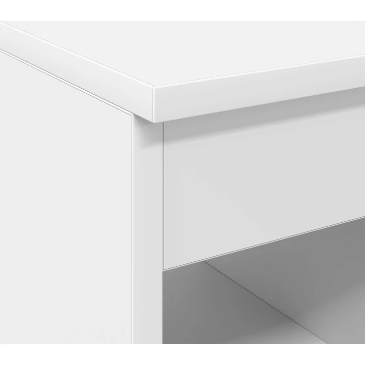 vidaXL Badezimmerschrank Weiß 30 x 44,5 x 50 cm Holzwerkstoff 890350 – Bild 7