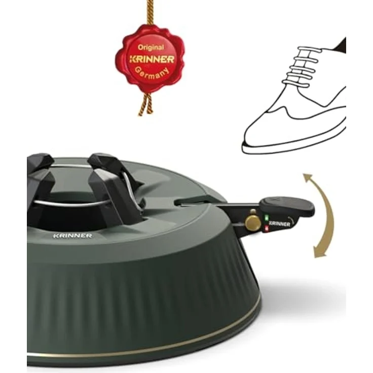 Krinner X-240 Christbaumständer, bis 240 cm Baumhöhe, Stamm max. Ø 11 cm – Bild 7