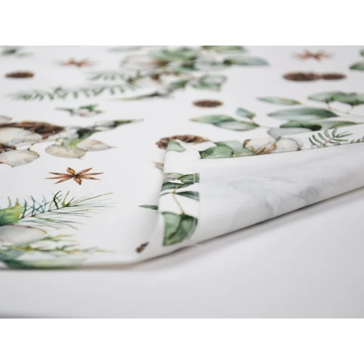 beties Tischdecke Magie des Winters Moggl (1-tlg, 1 Stück Tischdecke), Winterliches Design mit Tannenzapfen – Bild 1