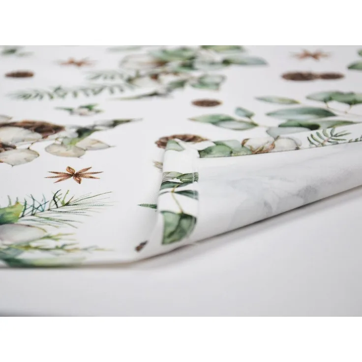beties Tischdecke Magie des Winters Moggl (1-tlg, 1 Stück Tischdecke), Winterliches Design mit Tannenzapfen