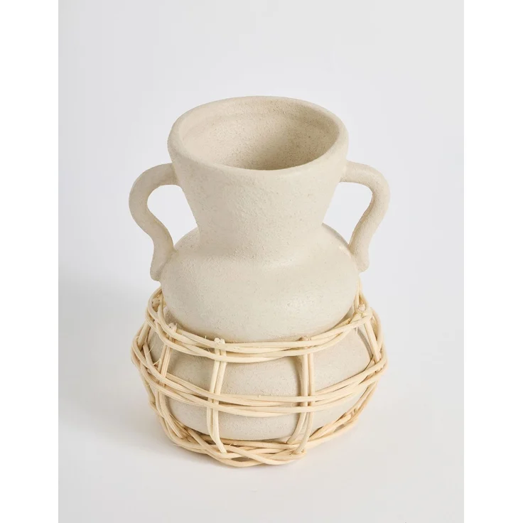Evila Originals 'Pot Terracota' Vase, Creme, 12 x 12 x 16 cm – Bild 2